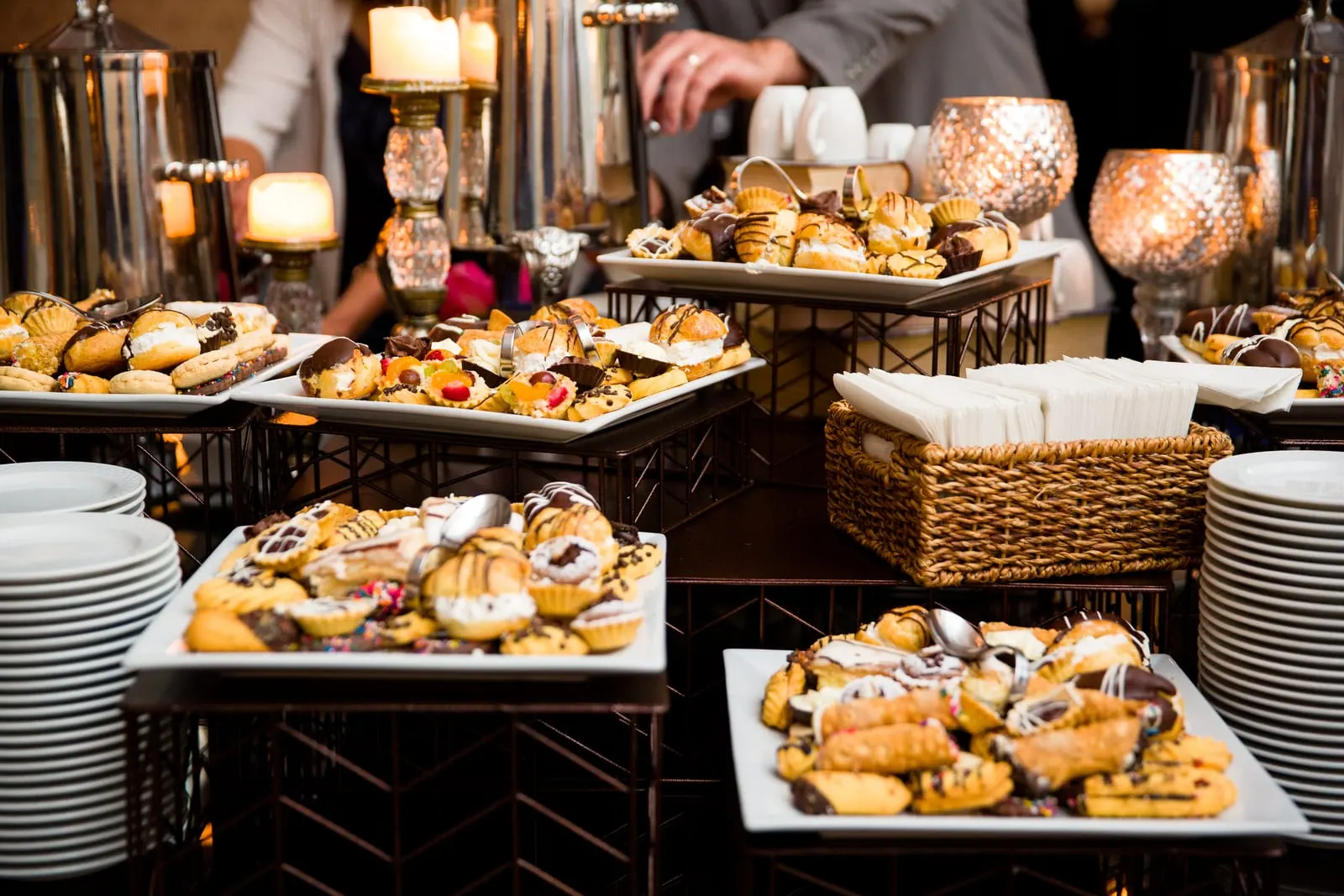 Late-night pastry station
