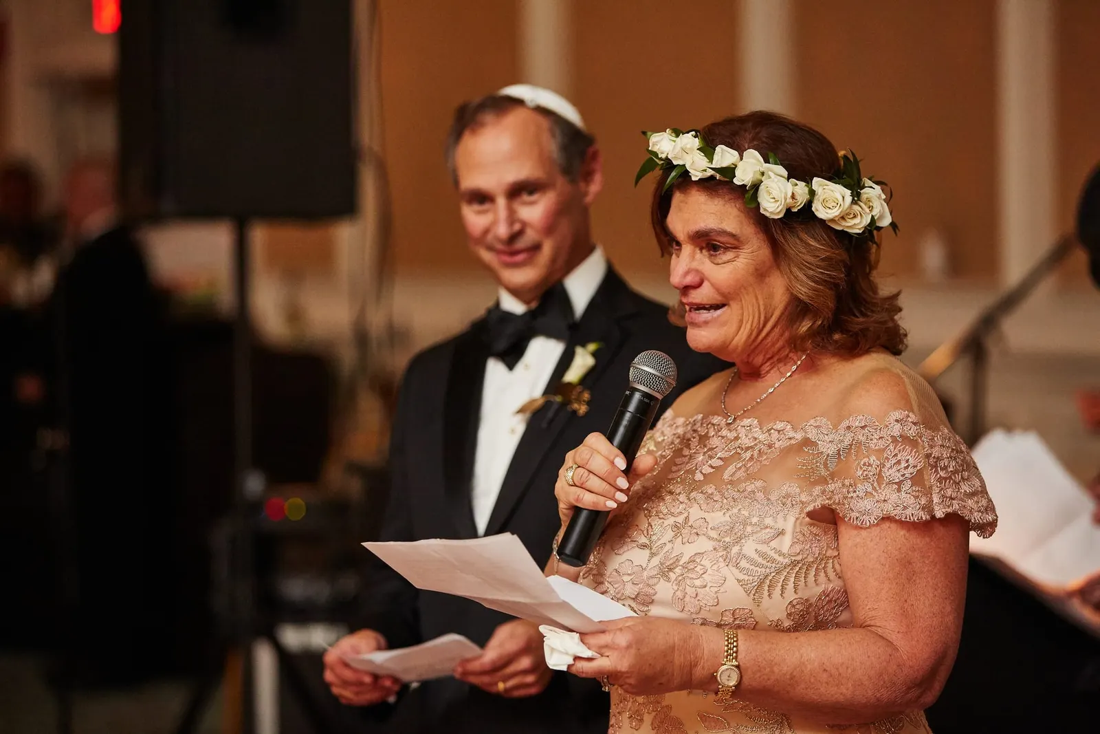 A heartfelt toast to the newlyweds
